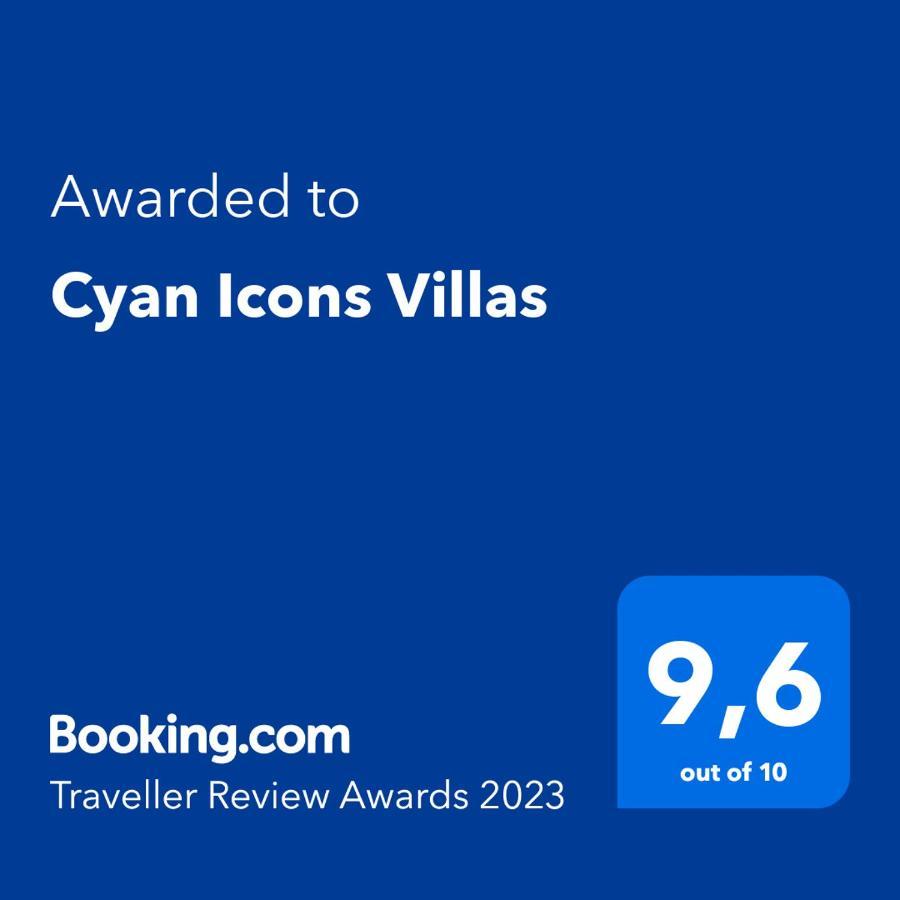 Cyan Icons Villas Kalyves Chania Eksteriør bilde